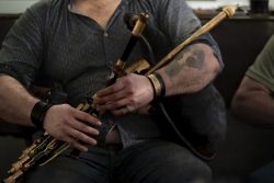 Musicista di musica tradizionale irlandese. Leenane.