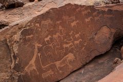 The rock paintings of Twyfelfontein, Damaraland, Namibia, Africa